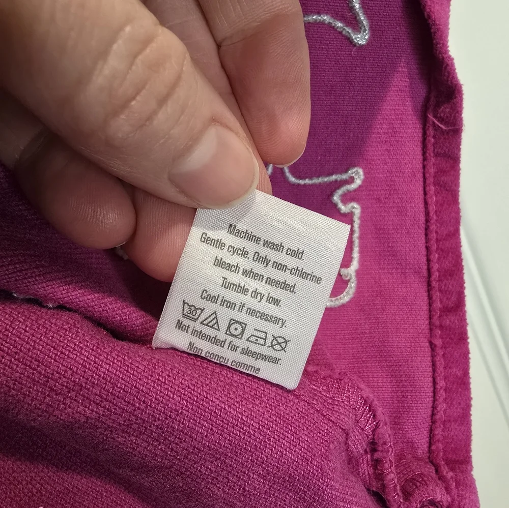 Gymboree 18- 24 months fuchsia pink animal party dress starry night - Picture 5 of 6